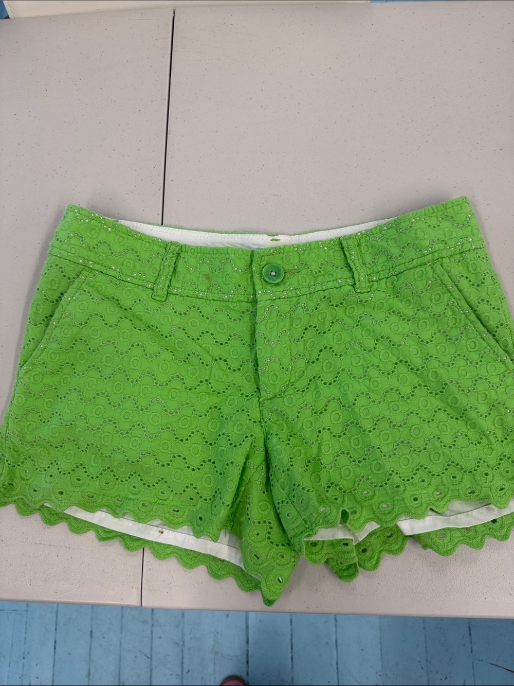 Lily Pulitzer Eyelet Walsh shorts Suze 2